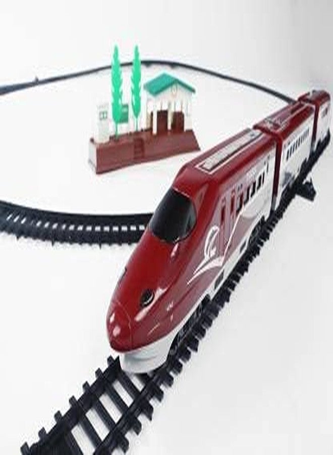 GEMCZA Train and Track Set with, Sound & Light Toy Toy Train Light and Sound Train Track Set for Kids, Multicolor, Standard - Image 3